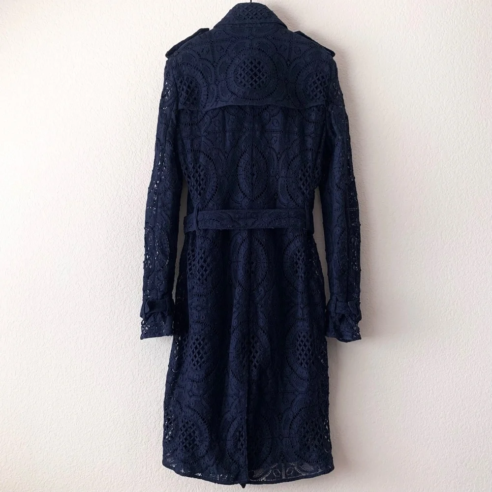 Burberry lace trench coat